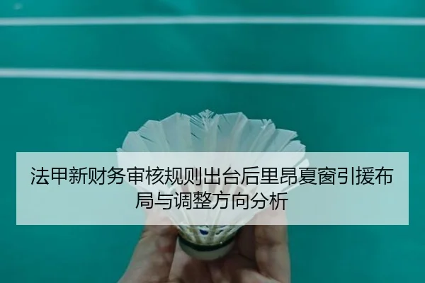 法甲新财务审核规则出台后里昂夏窗引援布局与调整方向分析